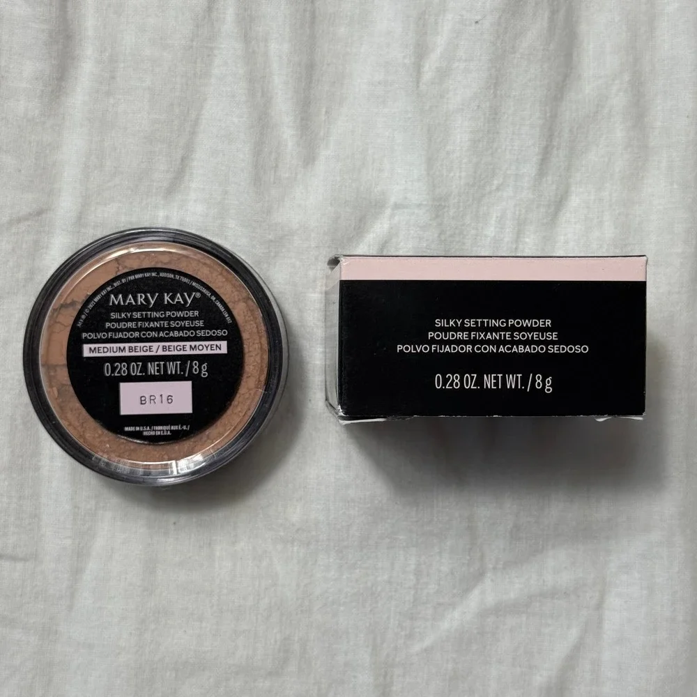 Mary Kay Silky Setting Powder Women's 0.28 oz Medium Beige Matte BR16 NIB